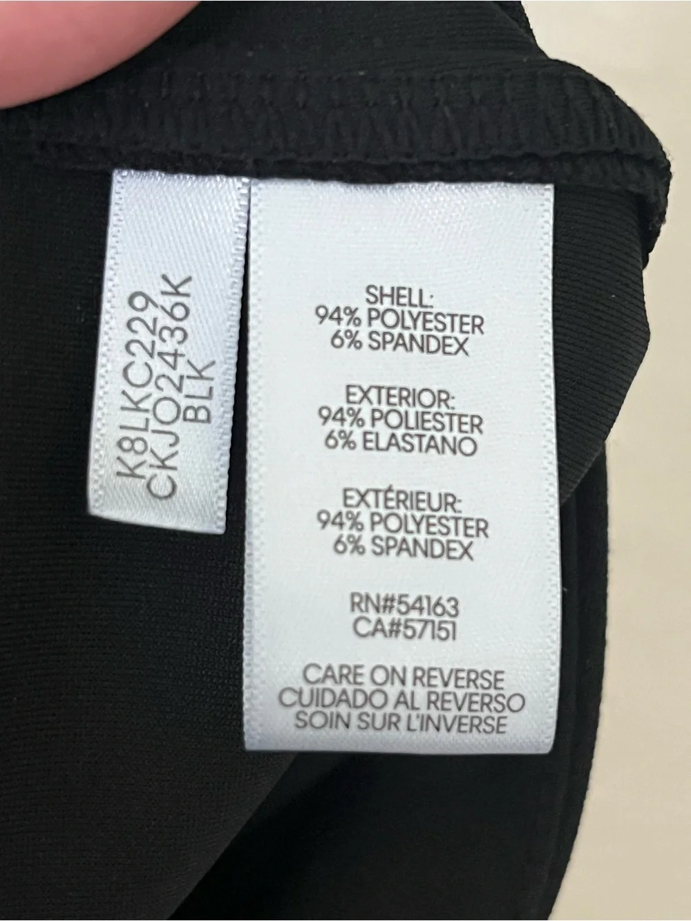 Calvin Klein CK Cropped Wide Leg Black Dress Pants Medium Like New Stretch Comfy